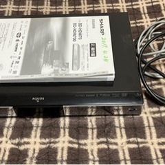 シャープ　ブルーレイレコーダー