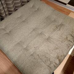 リクライニングソファベッド へたり、シミ、ほつれアリの画像