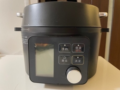 アイリスオーヤマ 電気圧力鍋 2.2L ブラック PMPC-MA2-B