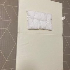 ベビー布団セット  オーガニックコットン ニット綿100% 全て洗える 60×90cm ミニサイズ ミニ布団 ミニベッドニット生地 星 スター きらきら 月 ホワイト 出産準備の画像