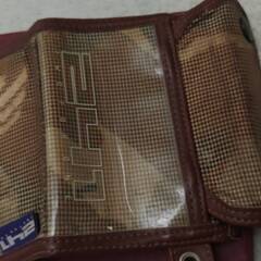 鏡付の二つ折財布財布　