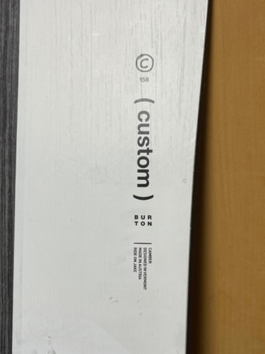 2022年 BURTON custom 158cm キャンバー
