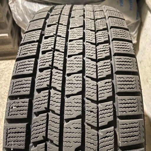 ４本セット VOLVOボルボ純正ホイール+ダンロップスタッドレス冬タイヤ 205/55 R16 91Q V70