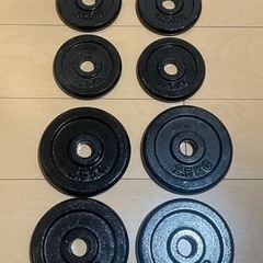 ダンベルウエイト　2.5キロ×4 1.25×4