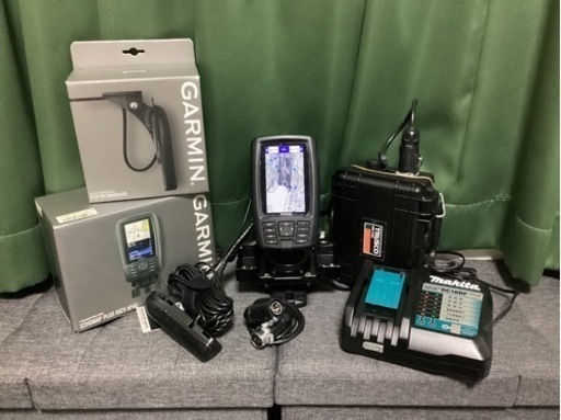 GARMIN魚群探知機セット(ECHOMAP Plus 45cv ＋ GT20-TM)