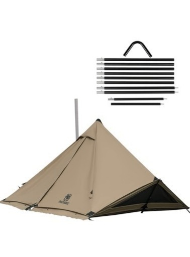 OneTigris  CONIFER テント ポリコットン二股ポール  おまけ付き