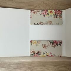 書類ケース（花柄）の画像