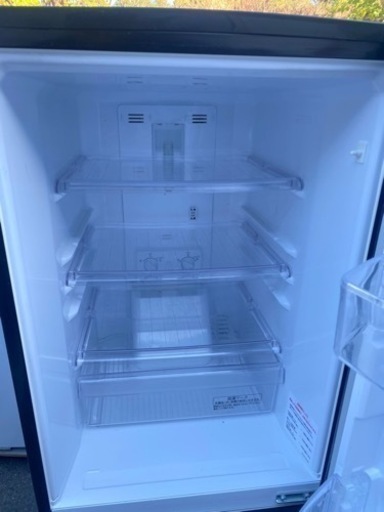 北九州市内配送無料　保証付き　MR-P15A-B 冷蔵庫 サファイアブラック [2ドア /右開きタイプ /146L]！