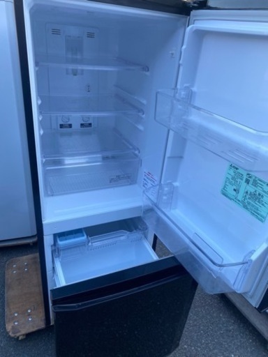 北九州市内配送無料　保証付き　MR-P15A-B 冷蔵庫 サファイアブラック [2ドア /右開きタイプ /146L]！