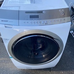 北九州市内配送無料　保証付き　シャープ SHARP ES-Z210-NL [ドラム式プラズマクラスター洗濯乾燥機（10kg） 左開き ゴールド系] 北九州市内配送無料 保証付き シャープ SHARP ES-Z210-NL [ドラム式