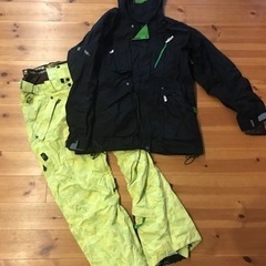 メンズＬ　スノーウェア上下