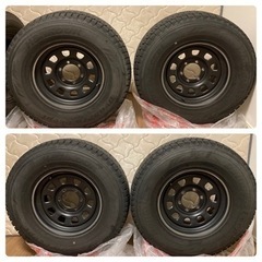 スタッドレスタイヤ　ホイール付き　ハンコック ダイナプロ　265/70R16の画像