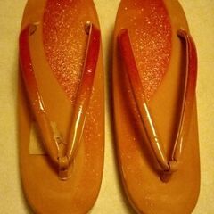 オレンジのぞうりの画像