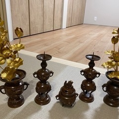仏具　五具足　１月５日までに