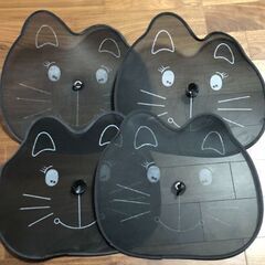 車用サンシェード★猫4枚セットの画像