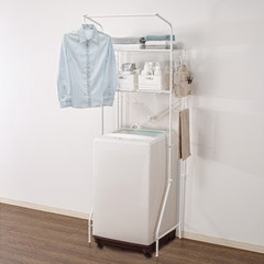 *値下げ*【ニトリ】洗濯機ラック(DK003 ホワイト)