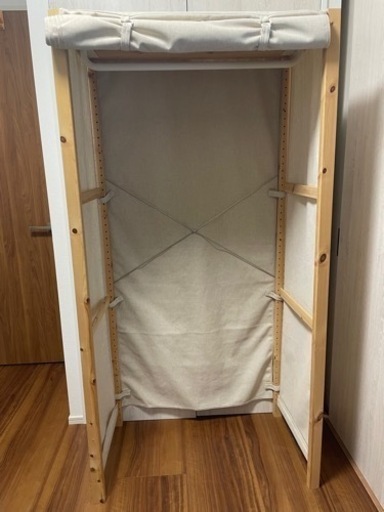 【美品】ワードローブ　収納　イケア IKEA　IVAR