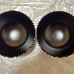 漆 お椀 2個セットの画像