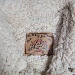 ハリウッドランチマーケット　Mサイズ　ターコイズボアジャケットの画像