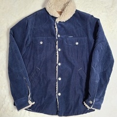 ハリウッドランチマーケット　Mサイズ　ターコイズボアジャケット