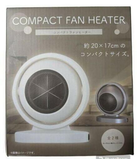 【未使用品】 コンパクト  ファンヒーター