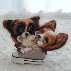羊毛フェルトで作る犬ちゃん