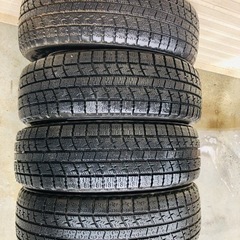 冬タイヤ 155/65R13 軽用アルミ付きスタッドレス 送料無料の画像
