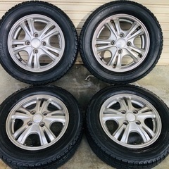 冬タイヤ 165/65R13 軽自動車用アルミ付きスタッドレス4本組