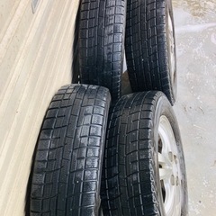 冬タイヤ 165/65R13 軽自動車用アルミ付きスタッドレス4本組の画像