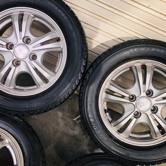 冬タイヤ 165/65R13 軽自動車用アルミ付きスタッドレス4本組の画像