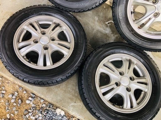 冬タイヤ 165/65R13 軽自動車用アルミ付きスタッドレス4本組