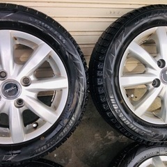155/65R13 自動車用 日本製アルミ付きBLIZZAKスタッドレス 155/65R13の画像