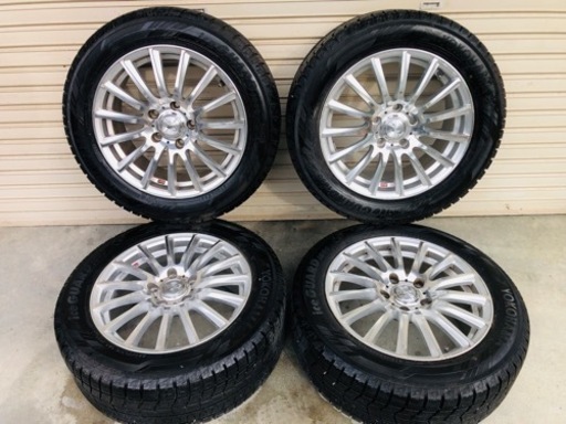 冬タイヤ スタッドレス PCD114.3アルミ付4本組