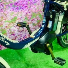 ❶5579子供乗せ電動アシスト自転車YAMAHA 20インチ良好バッテリーの画像