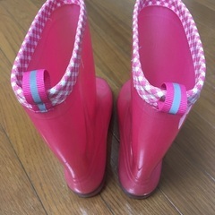 女の子キッズ長靴22センチの画像