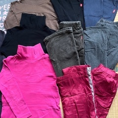 used 女の子 120 冬服 長袖 防寒 フリース あたたか おまとめセット ブランド ①の画像
