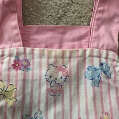 ハローキティ　100cmエプロンの画像