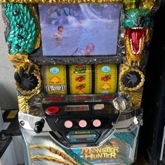 モンスターハンター月下雷鳴 　コイン不要機付き モンハン 月下雷鳴 スロット パチスロ 実機 コイン不要機