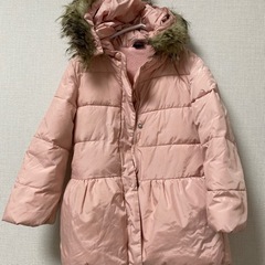 ベビーギャップ　ピンクダウンコート　110センチ