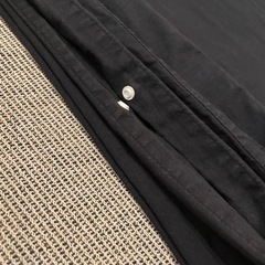 掛け布団カバー シングル ブラック の画像