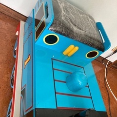木製トーマス　収納箱　レア　ベンチつきの画像