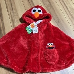 新品未使用もこもこポンチョエルモ