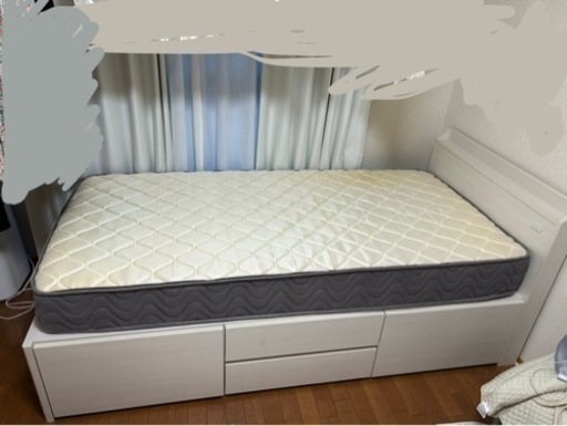 《引渡し確定》ニトリ 大容量収納付きベッド シングル