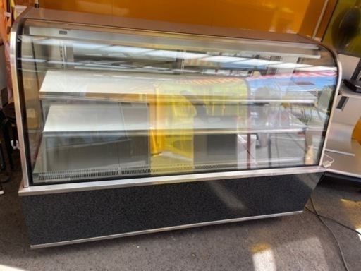 フクシマ　福島工業　冷蔵ガラスショーケース　ケーキ冷蔵ショーケース　ガラスショーケース　 後開き　ADT-61GTNS2S