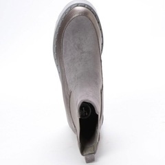 新品未使用 YOSUKEサイドゴアブーツグレーの画像