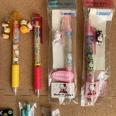 完売御礼❣️【文房具いろいろ】はぼ日の百人一首（未使用）　ポールペン キティー　ソラカラの画像
