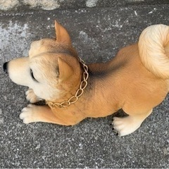 リアルでかわいい犬の置物♪　柴犬　しば犬　の画像