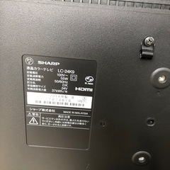 TV シャープ　AQUOS 24K9 取説付き2014年式の画像