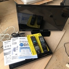 TV シャープ　AQUOS 24K9 取説付き2014年式