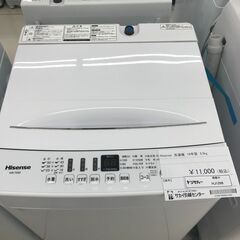 ★ジモティ割あり★ Hisense 洗濯機 5.5ｋｇ 19年製 動作確認／クリーニング済み HJ1266